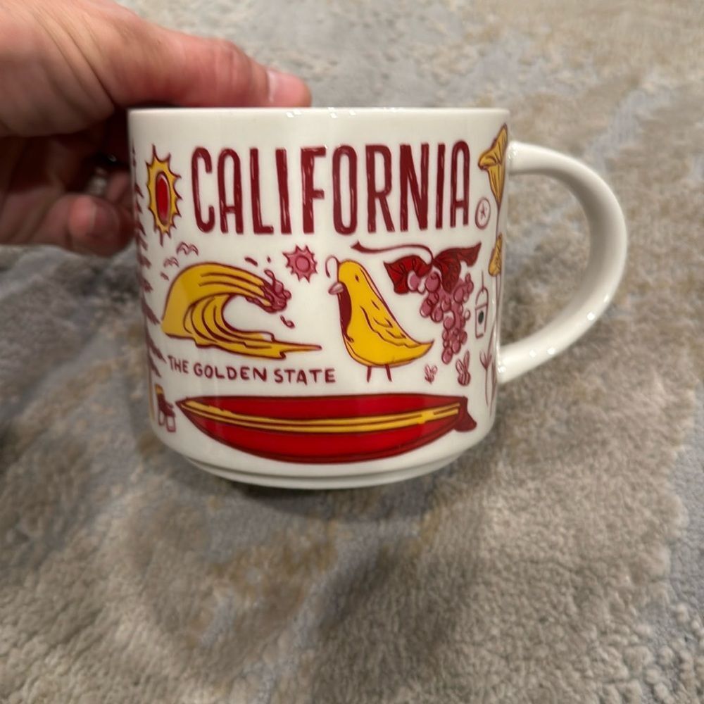 Starbucks Been There Series 14 oz Coffee‎ Mug CALIFORNIA The Golden State